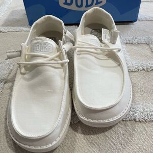 Brand new women’s Hey Dudes. Wendy slub canvas